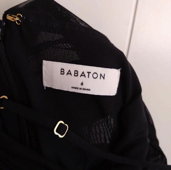 Babaton Black Luxor Bodycon Dress Women's Size 6 - Picture 2 of 13